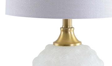 Ilsa 22" Dotted Glass/Metal LED Table Lamp - JONATHAN Y